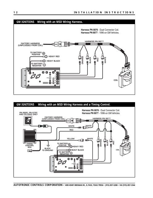 Msd Wiring Harnes