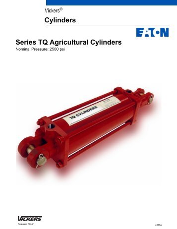 Cylinders Series TQ Agricultural Cylinders - Lifco Hydraulics USA