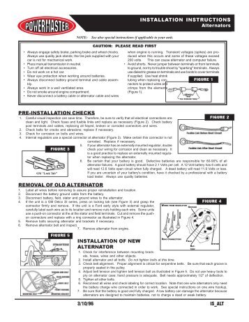 Powermaster INSTALLATION INSTRUCTIONS - Pirate4x4.Com