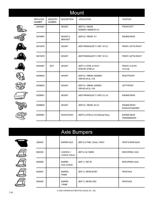 Crown_Jeep_Parts_Catologue - Pirate4x4.Com