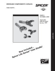 Now Included... Spicer Life Series ® Yoke Shafts! - Pirate4x4.Com