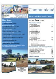 Communique March 2012 - Port Pirie Regional Council - SA.Gov.au