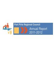 Annual Report 2011-2012 - Port Pirie Regional Council - SA.Gov.au