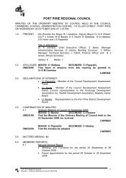 Council Minutes 28 October 2009 (149 kb) - Port Pirie Regional ...