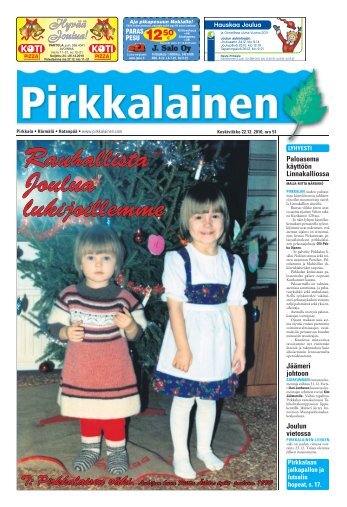 Hyvää Joulua! - Pirkkalainen