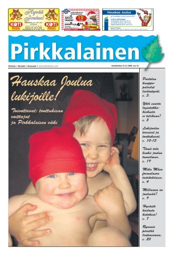 Palvelemme su 27.12. klo 12–21 - Pirkkalainen