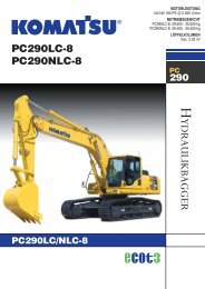 PC290-8 H YDRAULIKBAGGER - Infotax