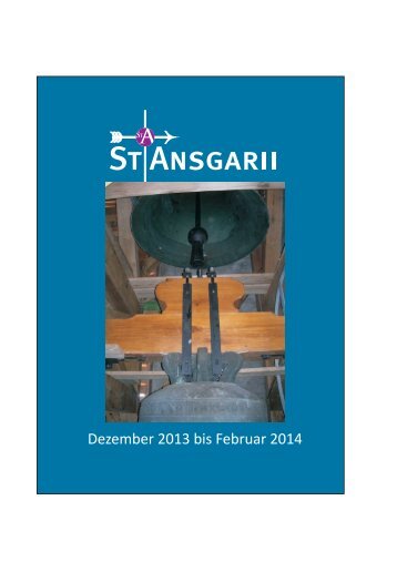 Ankündigung und Einladung - St. Ansgarii-Gemeinde