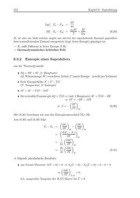 Kapitel 6 Supraleitung