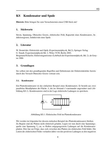 KS Kondensator und Spule