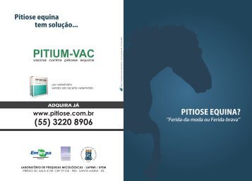 Em pa - PITIUM-VAC indicado para o tratamento da Pitiose Equina.