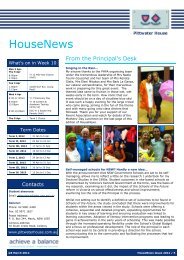 HouseNews - Pittwater House School