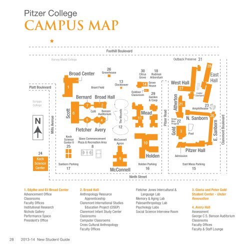 Pitzer College New Student Guide 2013-14