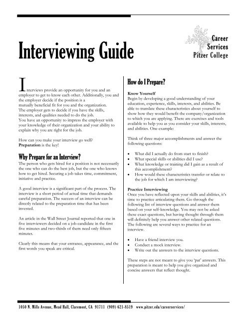 interview guides in research