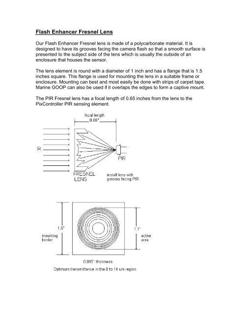 Flash Enhancer Fresnel Lens
