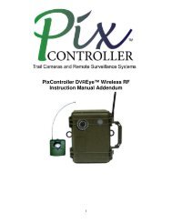 DVREye Wireless PIR Video Camera Manual - PixController, Inc.