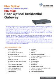FRG-4600i Fiber Optical Residential Gateway