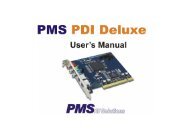PDI Deluxe Card (Sweetspot) Manual (v1.3) - Pixel Magic Systems Ltd