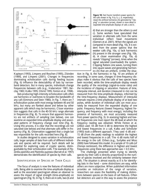 Bat Echolocation Researc h - Bat Conservation International