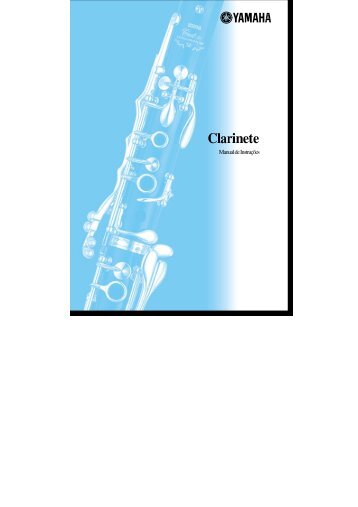 Clarinete Manuais - Yamaha