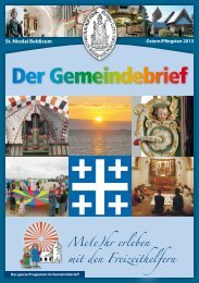 Der Gemeindebrief - St. Nicolai