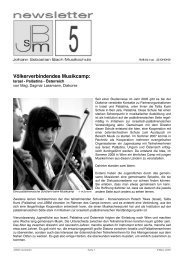 jsbm_newsletter5Maerz2009 - Johann Sebastian Bach Musikschule