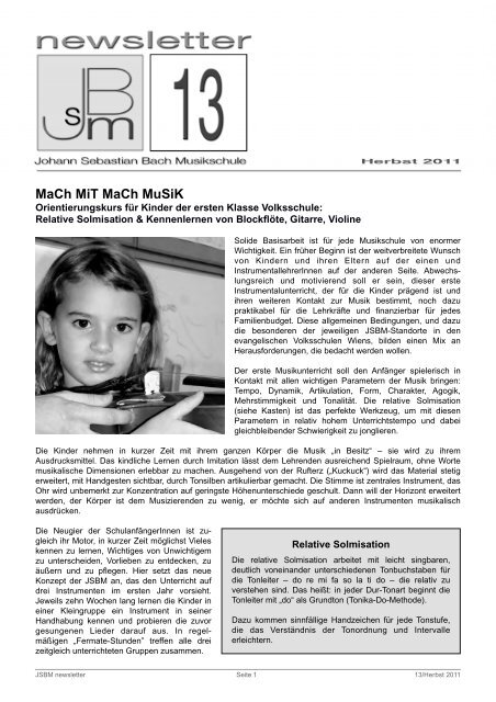 jsbm_newsletter13okt.. - Johann Sebastian Bach Musikschule