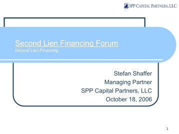 Second Lien Financing Forum - IIR