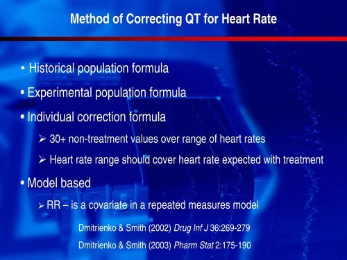 Thorough QT Study: Design Features for Consideration - IIR