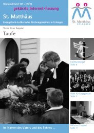 Ausgabe Juli bis September 2011 - Evang.-Luth. Kirchengemeinde ...