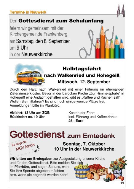 Gemeindebrief 2012-3 Homepage - Ev. luth. Kirchengemeinde ...