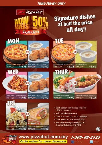 WOW50% A4Leaflet Front KVJBT - Pizza Hut Malaysia