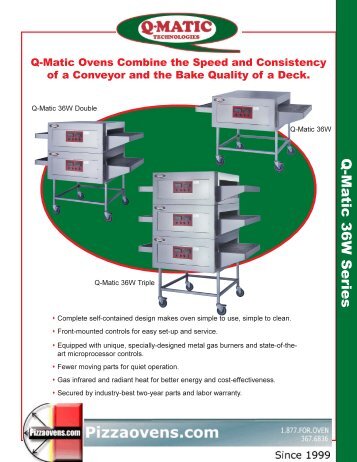 Q36W Series - Pizza Ovens