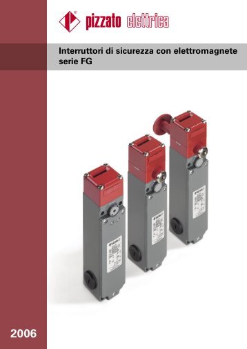 Interruttori di sicurezza con elettromagnete serie FG - Pizzato Elettrica