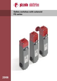 Safety switches with solenoid FG series - Pizzato Elettrica