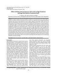 effect of dietary calcium sources and levels on egg production and