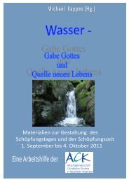 Wasser auf dem Globus - ACK-NRW