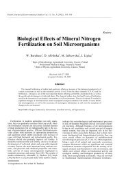 Biological Effects of Mineral Nitrogen Fertilization on Soil ...