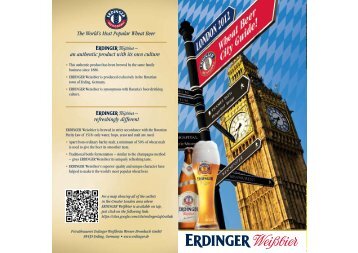 Map of London - Erdinger