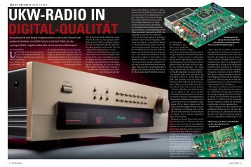 UKW-RADIO IN DIGITAL-QUALITÄT - Accuphase