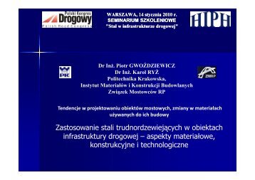 dr inż.Piotr Gwoździewicz