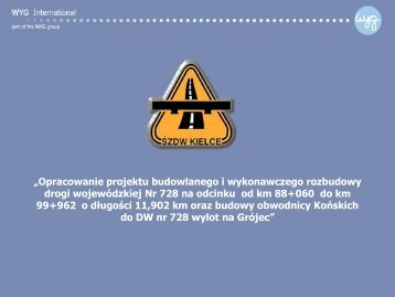 Obwodnica miasta Końskie z przebudową drogi 728 - R. Ziętal ...