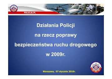 Działania policji na rzecz BRD
