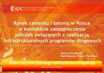 Rynek cementu i betonu - D.Konieczny