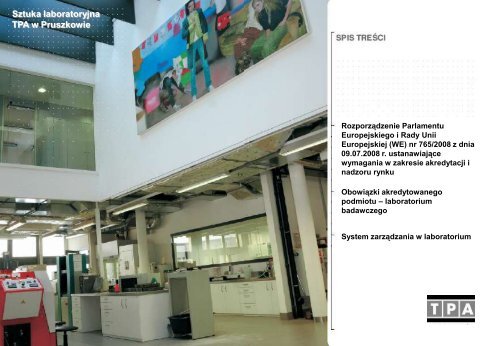 System zapewnienia jakości / akredytacja w laboratorium badawczym