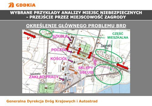 Przejścia dróg kraj. przez miejscowości - M. Żmijan, GDDKiA Lublin