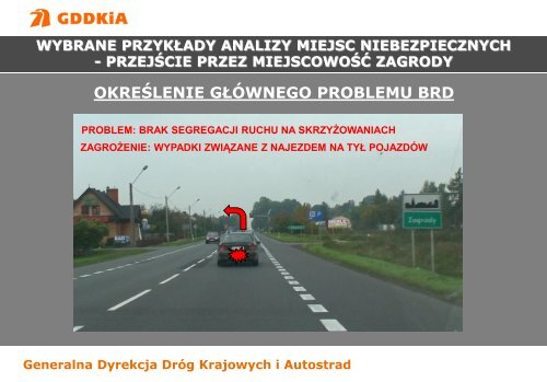 Przejścia dróg kraj. przez miejscowości - M. Żmijan, GDDKiA Lublin