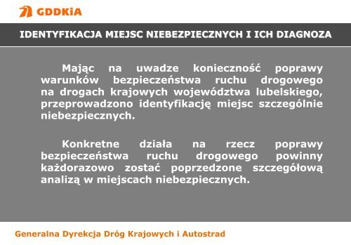 Przejścia dróg kraj. przez miejscowości - M. Żmijan, GDDKiA Lublin