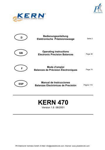 KERN 470 - PK Elektronik