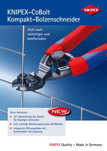 KNIPEX-CoBolt Kompakt-Bolzenschneider - PK Elektronik